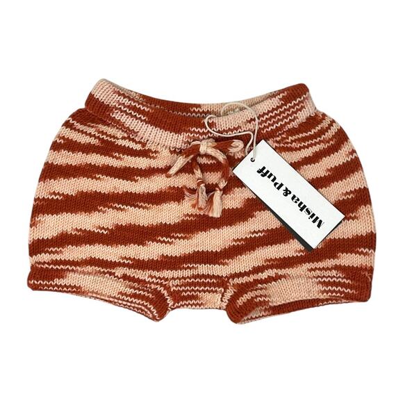 🆕 Misha & Puff NWT Paprika Space Dye Summer Bloomer 6-12 Months - Picture 1 of 4
